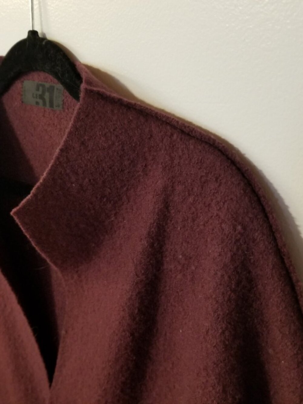 Simons LE 31 Felted Wool jacket – Minimalist Elegance in Plum (NWOT) - Picture 8 of 12